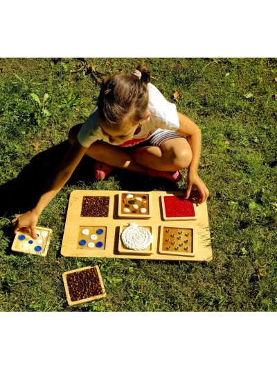 Ścieżka Sensoryczna dla Rączek i Nóżek + Zestaw 6 Paneli – Montessori