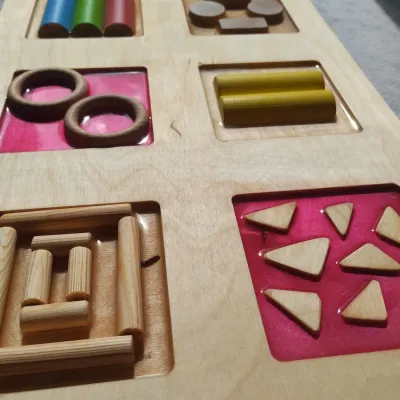 Ścieżka sensoryczna "Matematyczny zawrót głowy"- nauka figur geometrycznych - 5