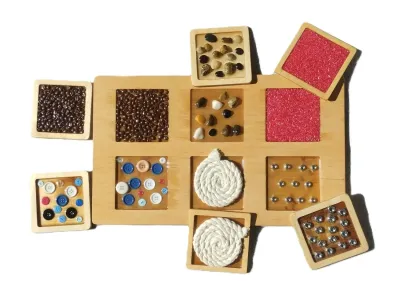 Ścieżka Sensoryczna dla Rączek i Nóżek + Zestaw 6 Paneli – Montessori