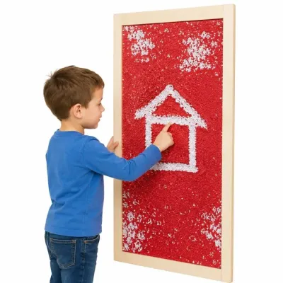 Panel sensoryczny z cekinami tablica ścienna do integracji SI i terapii