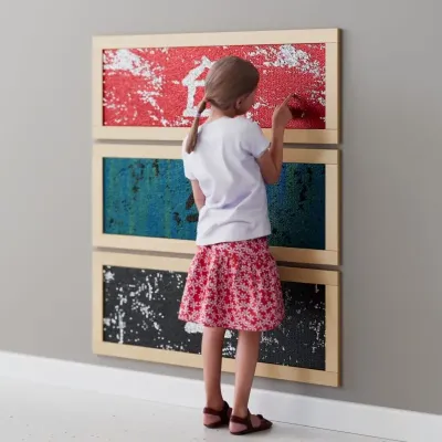 Panel sensoryczny ścienny z Cekinami dla Dzieci 110x40cm 1 szt. - 2