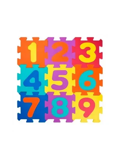 Panel sensoryczny -Piankowe puzzle 30x30cm 9szt. - 1